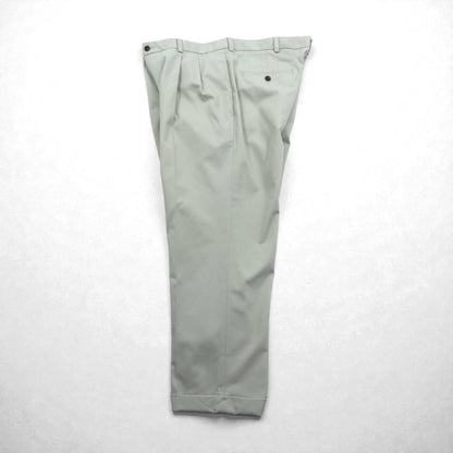 Brooks Brothers 2タック ワイド チノパンツ スラックス L ベージュ ADVANTAGE CHINO THOMPSON