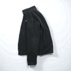 THE NORTH FACE フリースジャケット M ブラック ドローコード FLASHDRY 吸汗速乾 スタンドカラー A0FC US規格