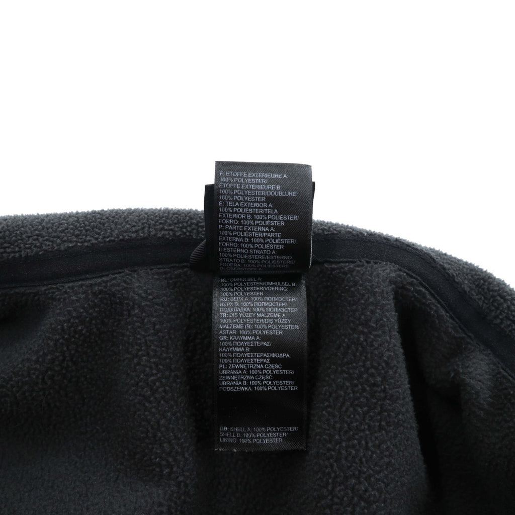 THE NORTH FACE フリースジャケット M ブラック ドローコード FLASHDRY 吸汗速乾 スタンドカラー A0FC US規格