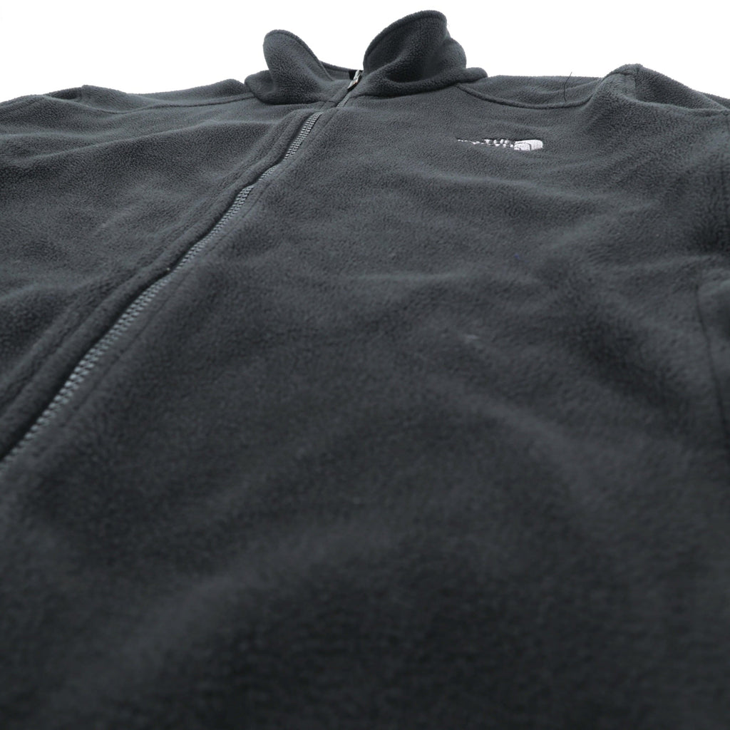 THE NORTH FACE フリースジャケット M ブラック ドローコード FLASHDRY 吸汗速乾 スタンドカラー A0FC US規格