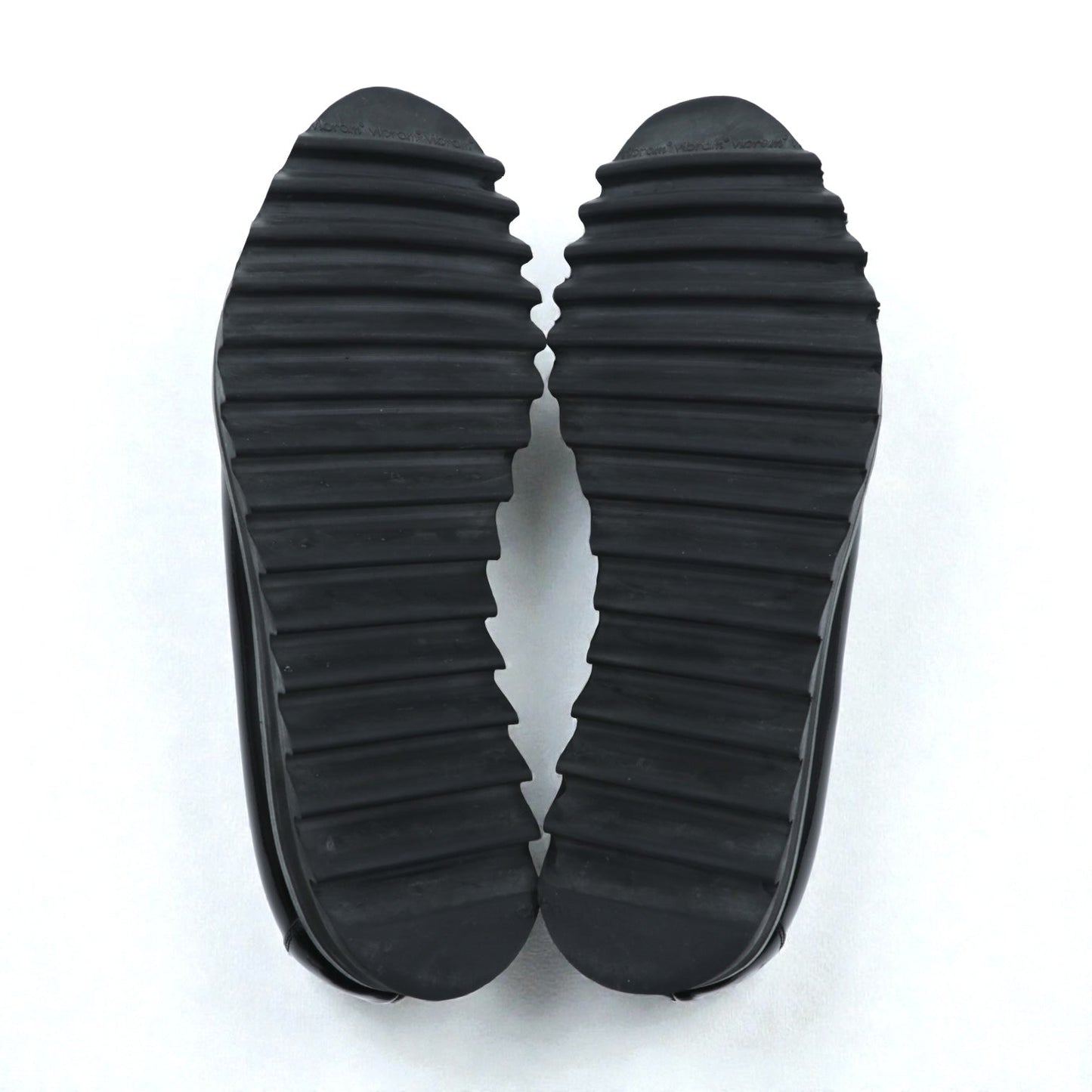 F.LLI.Giacometti タッセル エナメル ローファー スリッポン シャークソール 28cm ブラック パテントレザー vibramソール PIETROSTRADA イタリア製