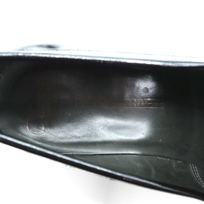 F.LLI.Giacometti タッセル エナメル ローファー スリッポン シャークソール 28cm ブラック パテントレザー vibramソール PIETROSTRADA イタリア製