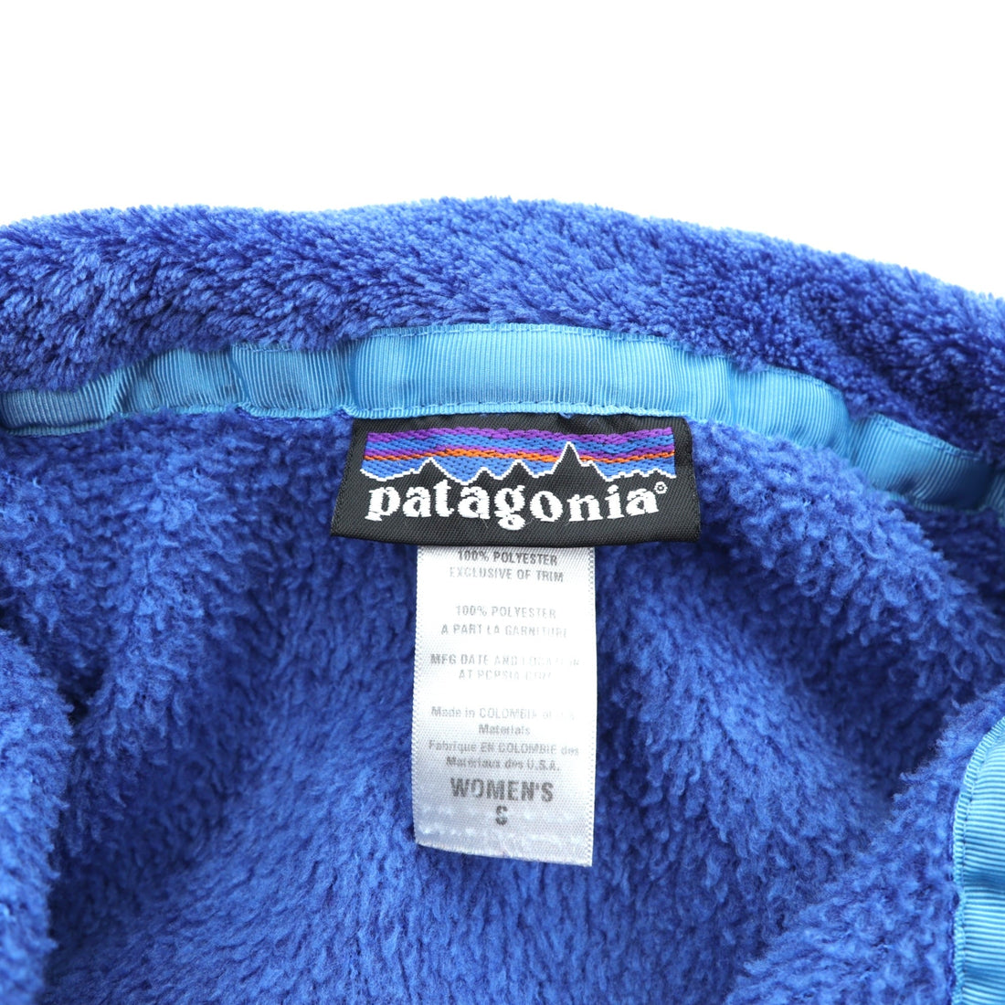 Patagonia リツール スナップT プルオーバー Polartec フリースジャケット S ブルー パイル スタンドカラー ポーラテック サーマルプロ 25441 FA11