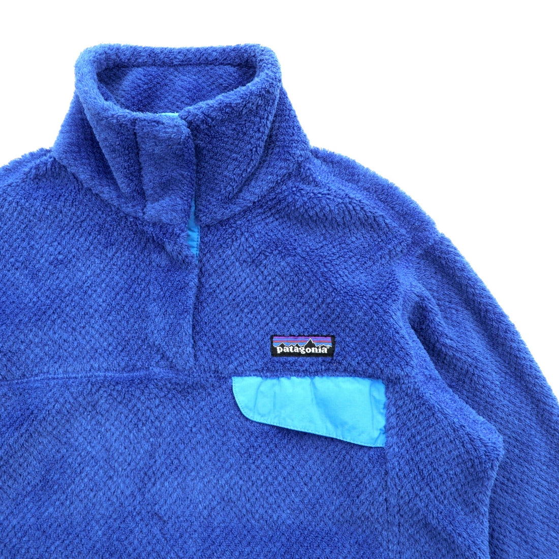 Patagonia リツール スナップT プルオーバー Polartec フリースジャケット S ブルー パイル スタンドカラー ポーラテック サーマルプロ 25441 FA11