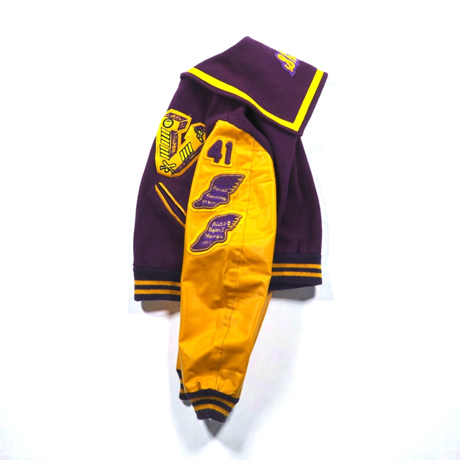 PERSON'S ヴィンテージ　レザー　長袖　スタジャン　ジャケット　日本製 楽天市場】スタジャン メンズ バイカラーレザージャケット ワーク