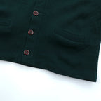 Shannon & Johnson 90s USA Vintage Knitwear ニット カーディガン M グリーン ウール 90年代 USA製