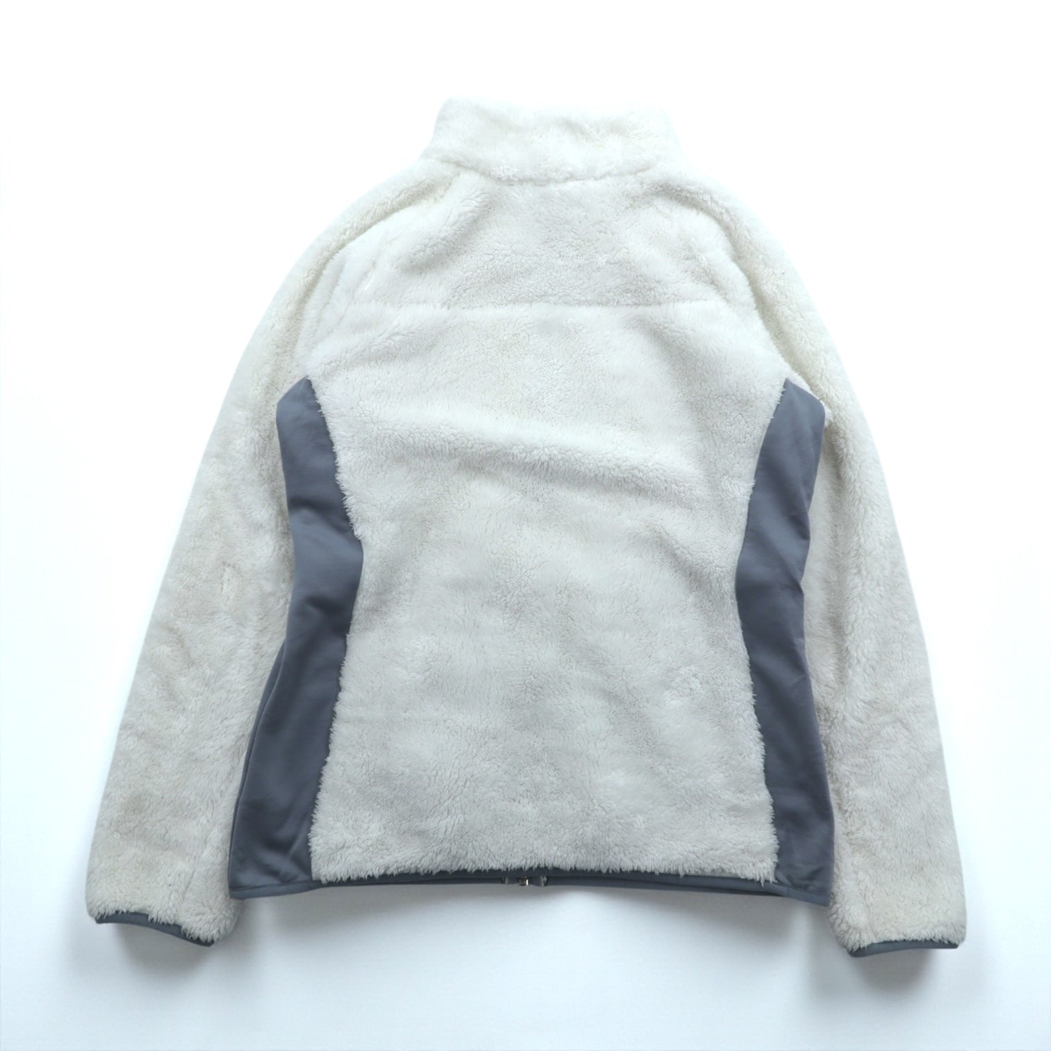 Columbia パイル フリースジャケット L ホワイト スタンドカラー FAST BEAUTY PLUSH XL6620