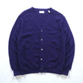 IZOD LACOSTE 70年代 Vネック ニット カーディガン L ネイビー アクリル 糸巻タグ