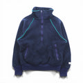 THE NORTH FACE 80年代 USA製 ヴィンテージ プルオーバー フリースジャケット S ネイビー ハーフジップ ハイネック スタンドカラー 茶タグ TALONジップ