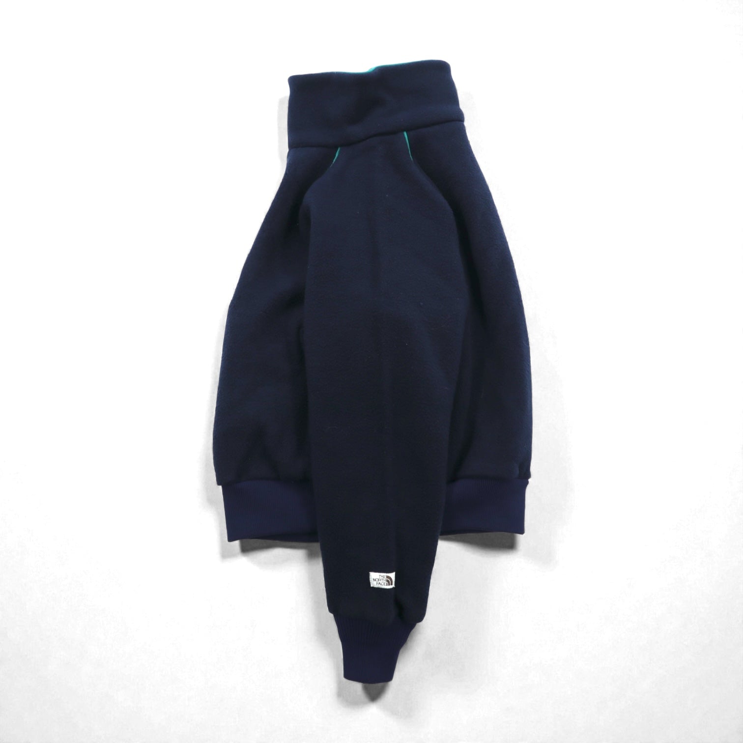 THE NORTH FACE 80年代 USA製 ヴィンテージ プルオーバー フリースジャケット S ネイビー ハーフジップ ハイネック スタンドカラー 茶タグ TALONジップ