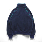 THE NORTH FACE 80年代 USA製 ヴィンテージ プルオーバー フリースジャケット S ネイビー ハーフジップ ハイネック スタンドカラー 茶タグ TALONジップ