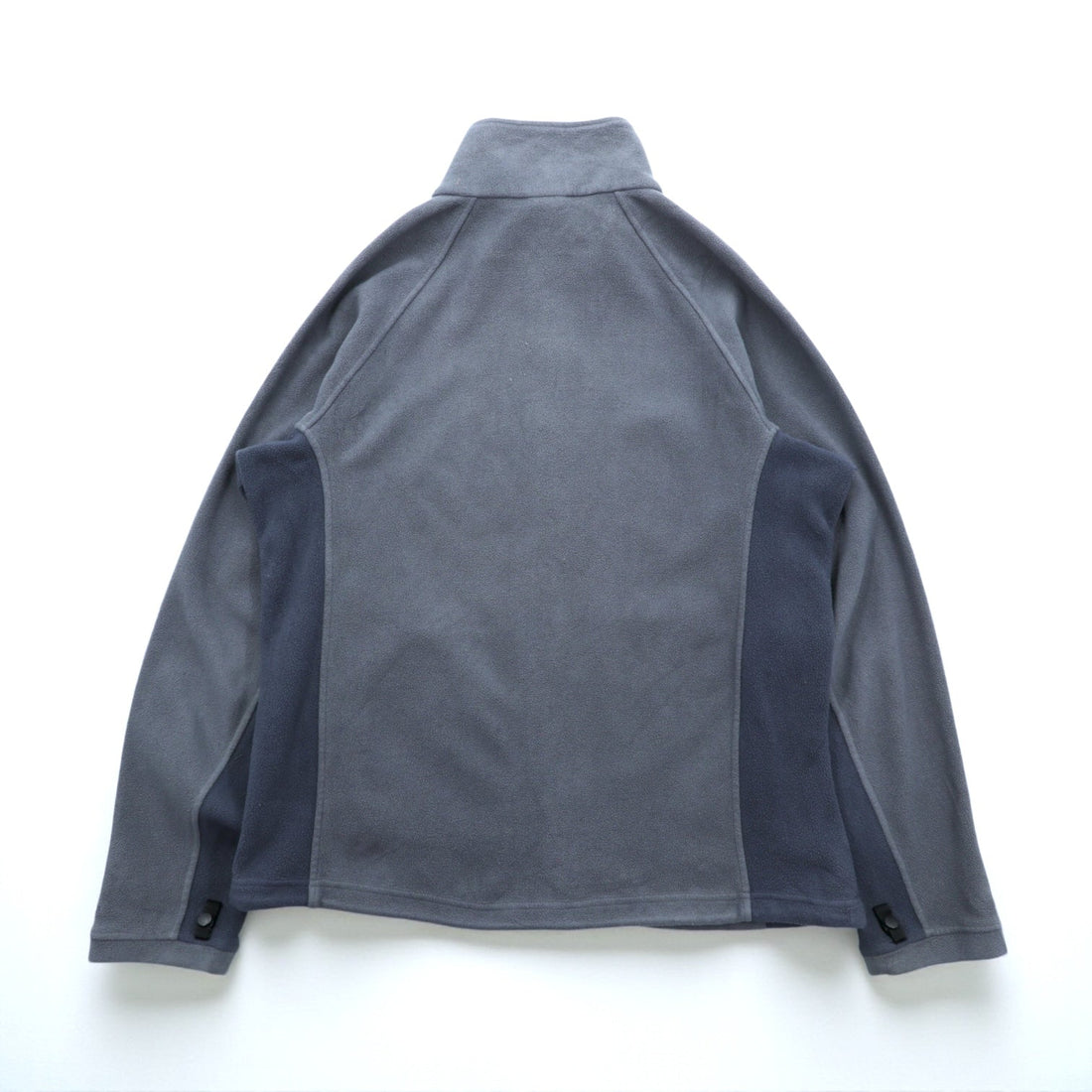 THE NORTH FACE スタンドカラー フルジップ フリースジャケット M ドローコード グレー