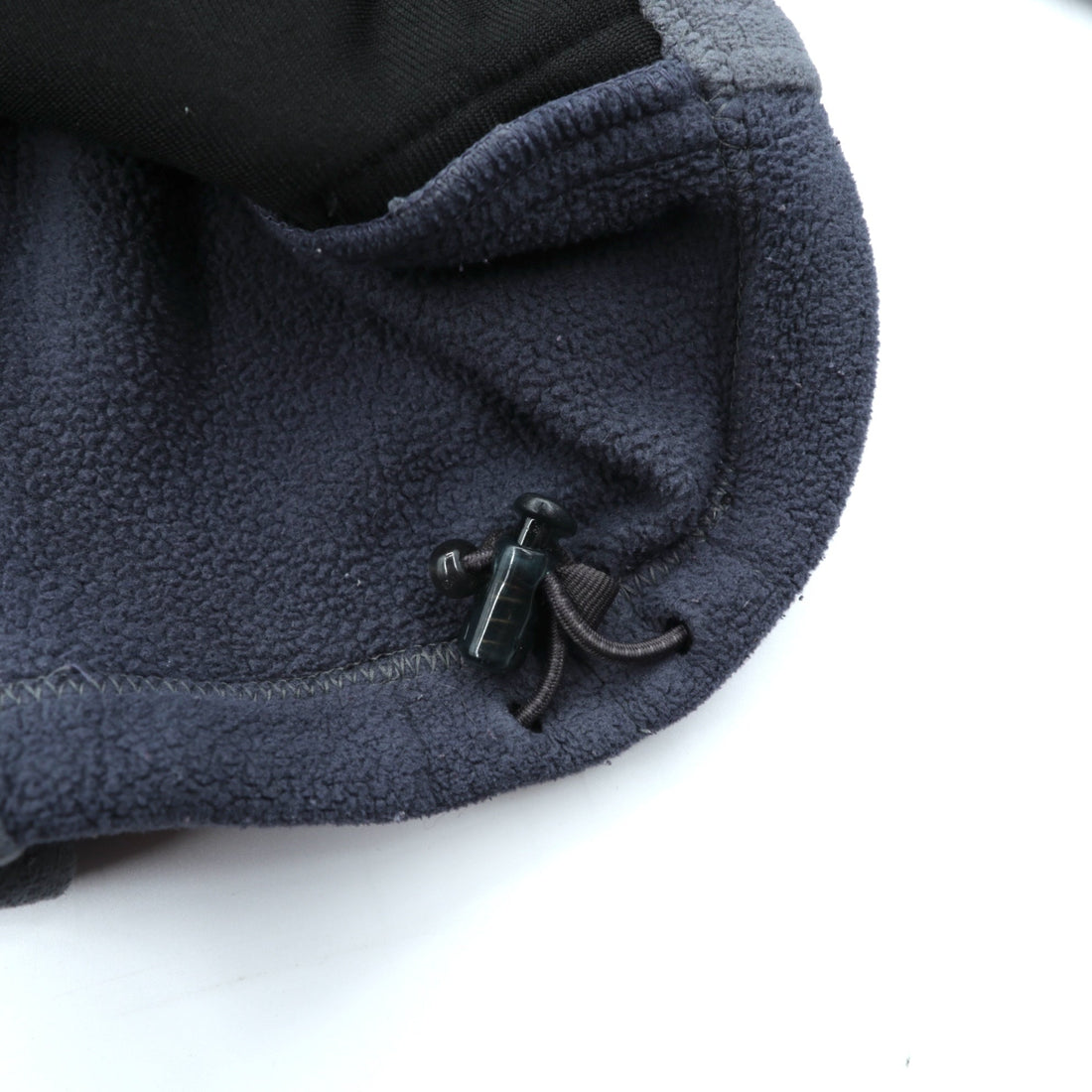 THE NORTH FACE スタンドカラー フルジップ フリースジャケット M ドローコード グレー