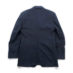 Sears 70s Made in USA 2B Tailored Jacket, Leather, Size M, Navy, Gold Buttons, Navy Blazer, PERMA-PREST CLASSIC COLLECTION
