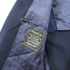 Sears 70s Made in USA 2B Tailored Jacket, Leather, Size M, Navy, Gold Buttons, Navy Blazer, PERMA-PREST CLASSIC COLLECTION