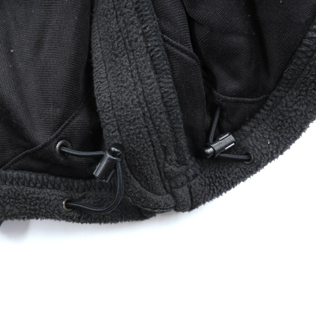 THE NORTH FACE Quick Dry FLASHDRY Fleece Jacket XL Black Drawcord Stand Collar RDT300 AOFC