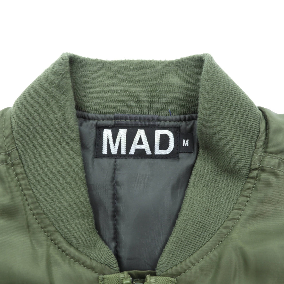 UNDERCOVER MA-1 Flight Jacket Padded Bomber Jacket, Size M, Khaki, MAD STORE, MDT4201