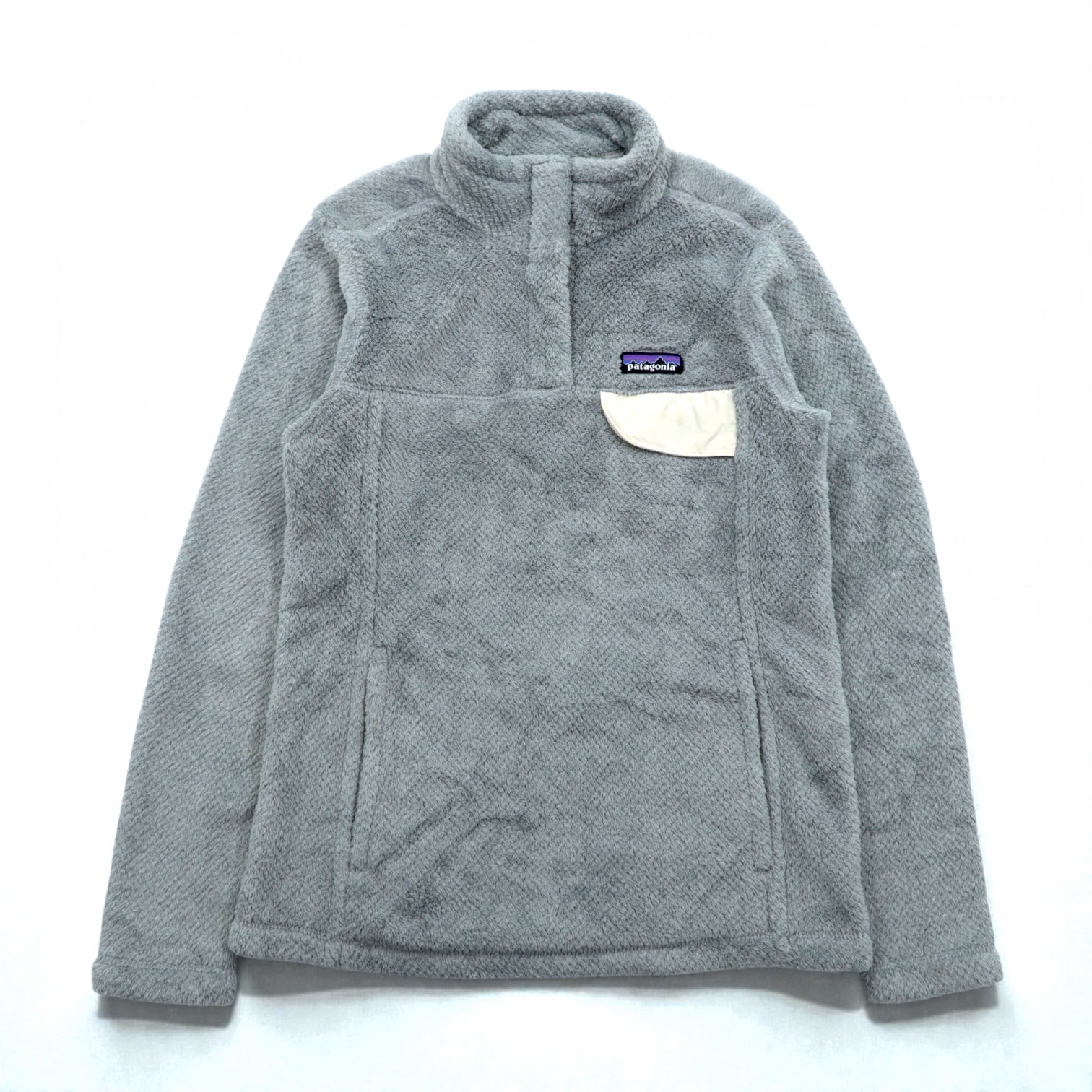 Patagonia リツール スナップT プルオーバー Polartec フリースジャケット XS パイル スタンドカラー ポーラテック サーマルプロ グレー 25443