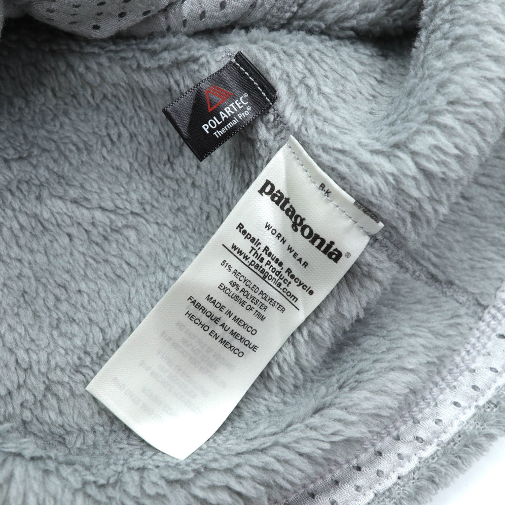 Patagonia リツール スナップT プルオーバー Polartec フリースジャケット XS パイル スタンドカラー ポーラテック サーマルプロ グレー 25443