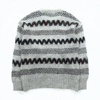 JAWAHAR 80年代 ヴィンテージ モヘア ニット ジャガード セーター M グレー ウール JOswal