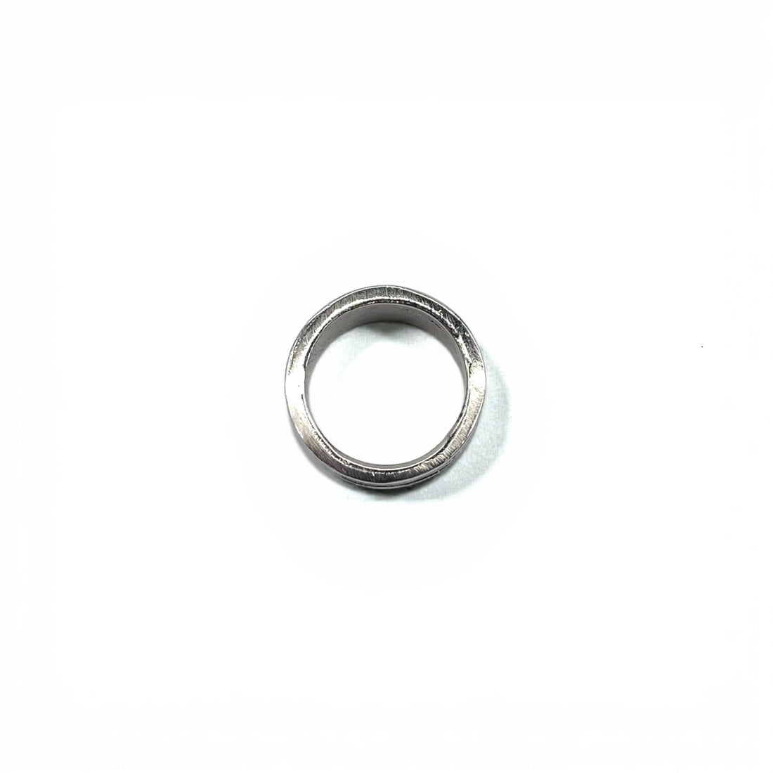 Vintage Silver Ring ローマ数字 リング 指輪 19号 シルバー SILVER 925 ワイド ゴシック