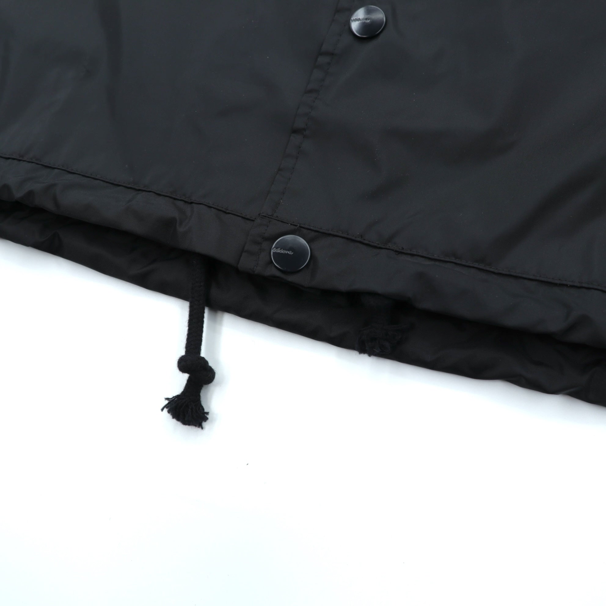 adidas originals コーチジャケット XL ブラック ドローコード ナイロン Torison CoachナイロンジャケットJacket Retro GD6012