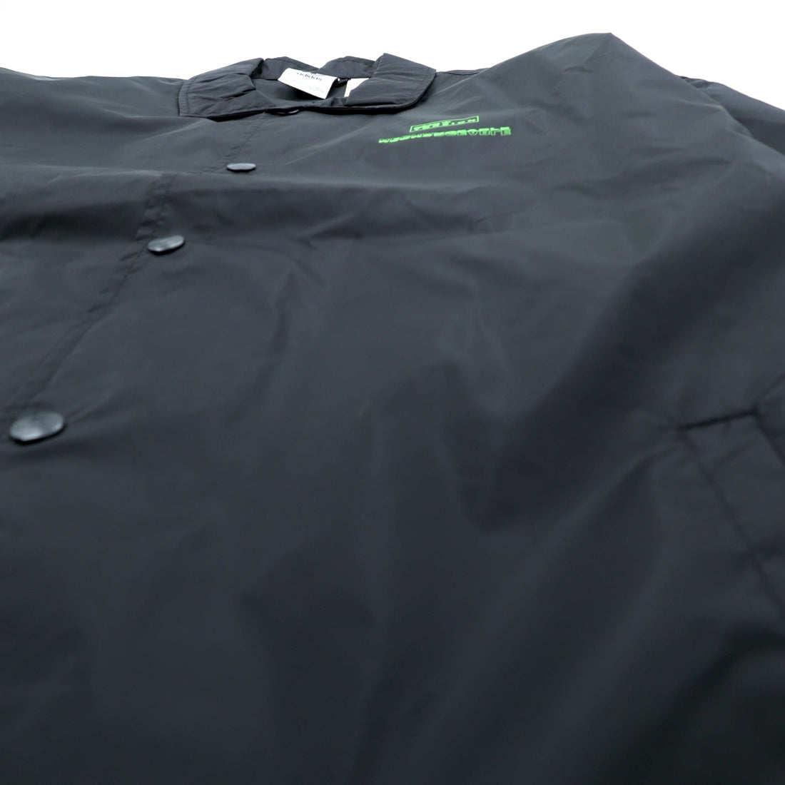 adidas originals コーチジャケット XL ブラック ドローコード ナイロン Torison CoachナイロンジャケットJacket Retro GD6012