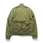 RALPH LAUREN 00年代 L-2A フライトジャケット M カーキ 刺繍 エポレット キルティングライナー POLO JEANS COMPANY
