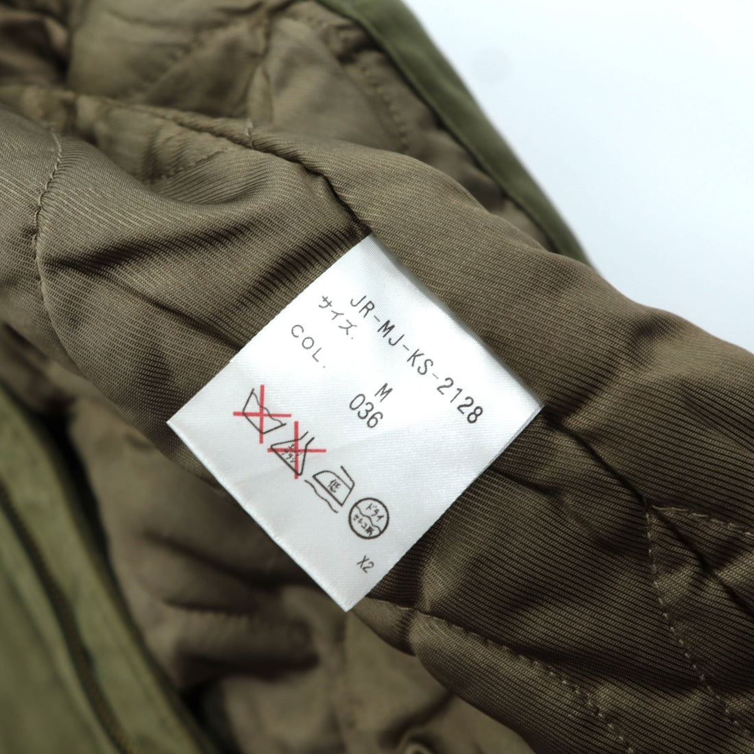 RALPH LAUREN 00s L-2A Flight Jacket, Size M, Khaki Embroidery, Epaulettes, Quilted Liner, POLO JEANS COMPANY