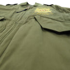 RALPH LAUREN 00年代 L-2A フライトジャケット M カーキ 刺繍 エポレット キルティングライナー POLO JEANS COMPANY