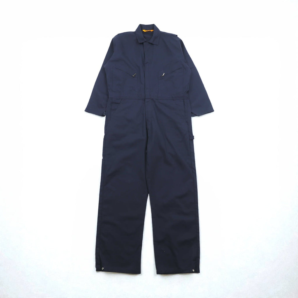 BERNE オールインワン ツナギ ジャンプスーツ L ネイビー TALONジップ C210NV
