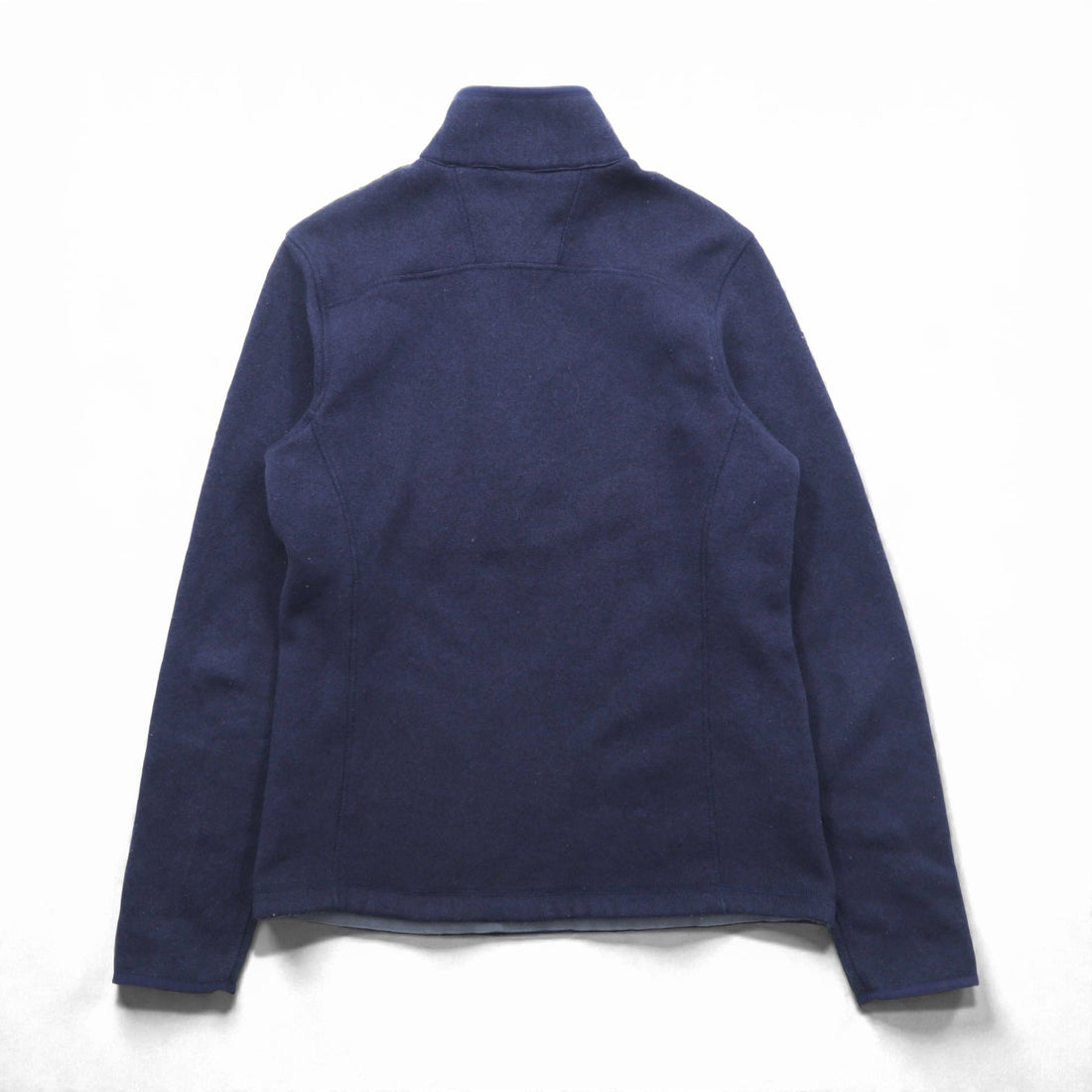 THE NORTH FACE Half Zip Fleece Jacket M Navy Stand Collar Chest Pocket A7TM Overseas Standards