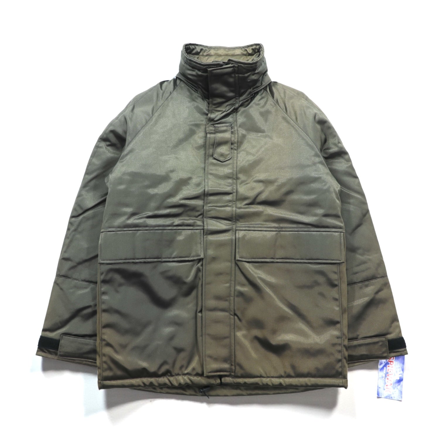 SPIEWAK 90年代 USA製 タイタンクロス パーカー 中綿 ミリタリージャケット L フード収納式 ドローコード 未使用品 デッドストック Golden Fleece 9586MOD