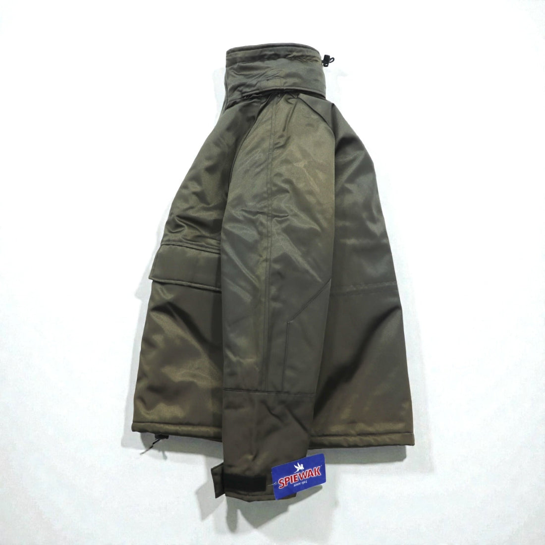 SPIEWAK 90s Made in USA Titancross Padded Hoodie Military Jacket, Large, with Retractable Hood, Drawcord, Unused Deadstock, Golden Fleece, 9586MOD