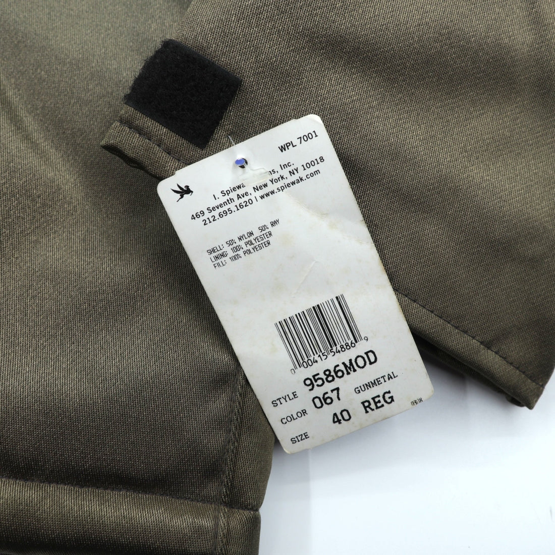 SPIEWAK 90s Made in USA Titancross Padded Hoodie Military Jacket, Large, with Retractable Hood, Drawcord, Unused Deadstock, Golden Fleece, 9586MOD