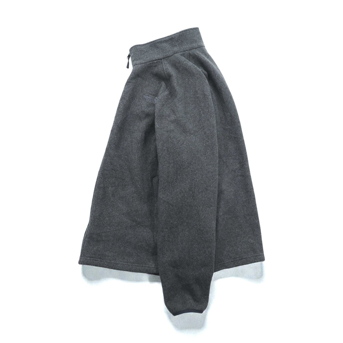 THE NORTH FACE Full Zip Fleece Jacket XL Gray Drawcord Stand Collar C704