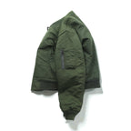 SPIEWAK 80年代 USA製 MA-1 フライトジャケット L カーキ リバーシブル GOLDEN FLEECE 1018-695-1621 SCOVILジップ