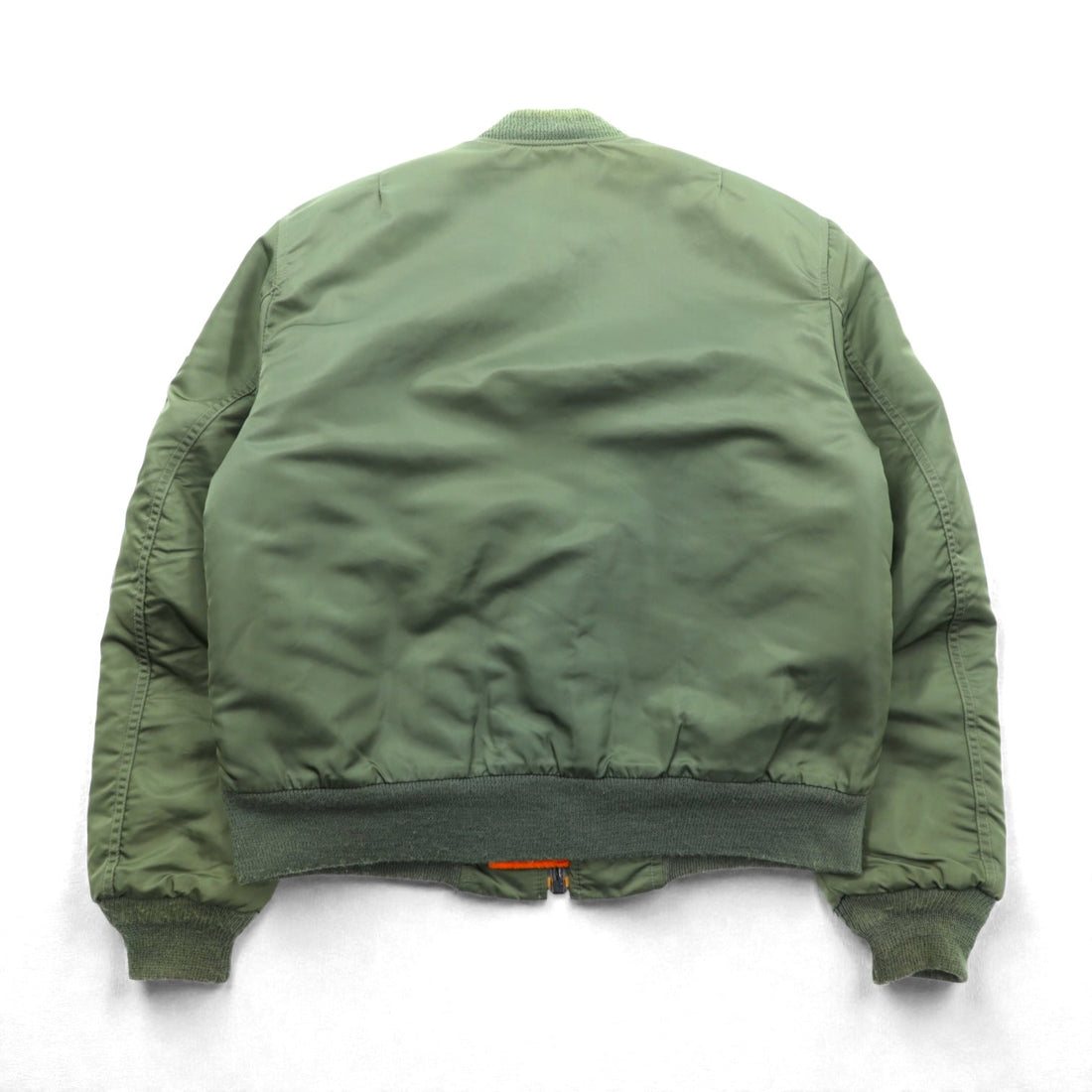 SPIEWAK 80s Made in USA MA-1 Flight Jacket, Large, Khaki, Reversible, Golden Fleece, 1018-695-1621, SCOVIL Zip