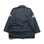 adidas 90年代 デサント社製 ヴィンテージ ジップアップ コーチジャケット L ブラック ナイロン