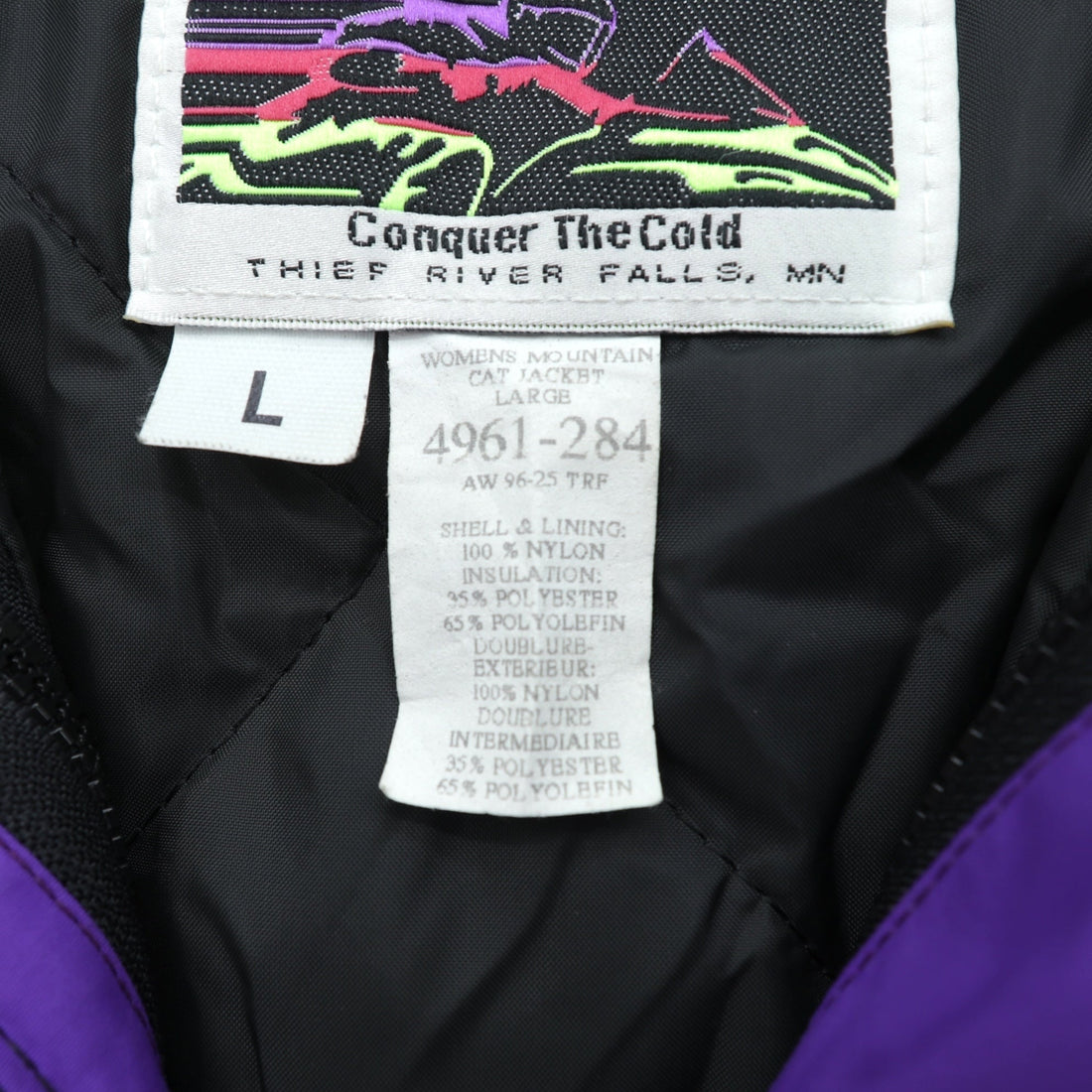 90s USA Vintage Nylon Jacket Waterproof GORE-TEX Padded Thinsulate L Insulated ARCTIC CAT Made in