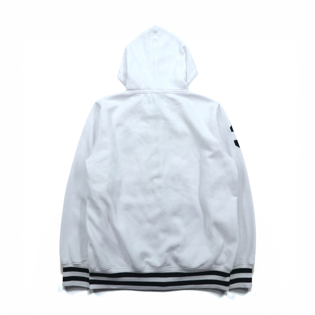 Polo Ralph Lauren 90s Big Pony Embroidery Zip Hoodie XL White Cotton Ribline