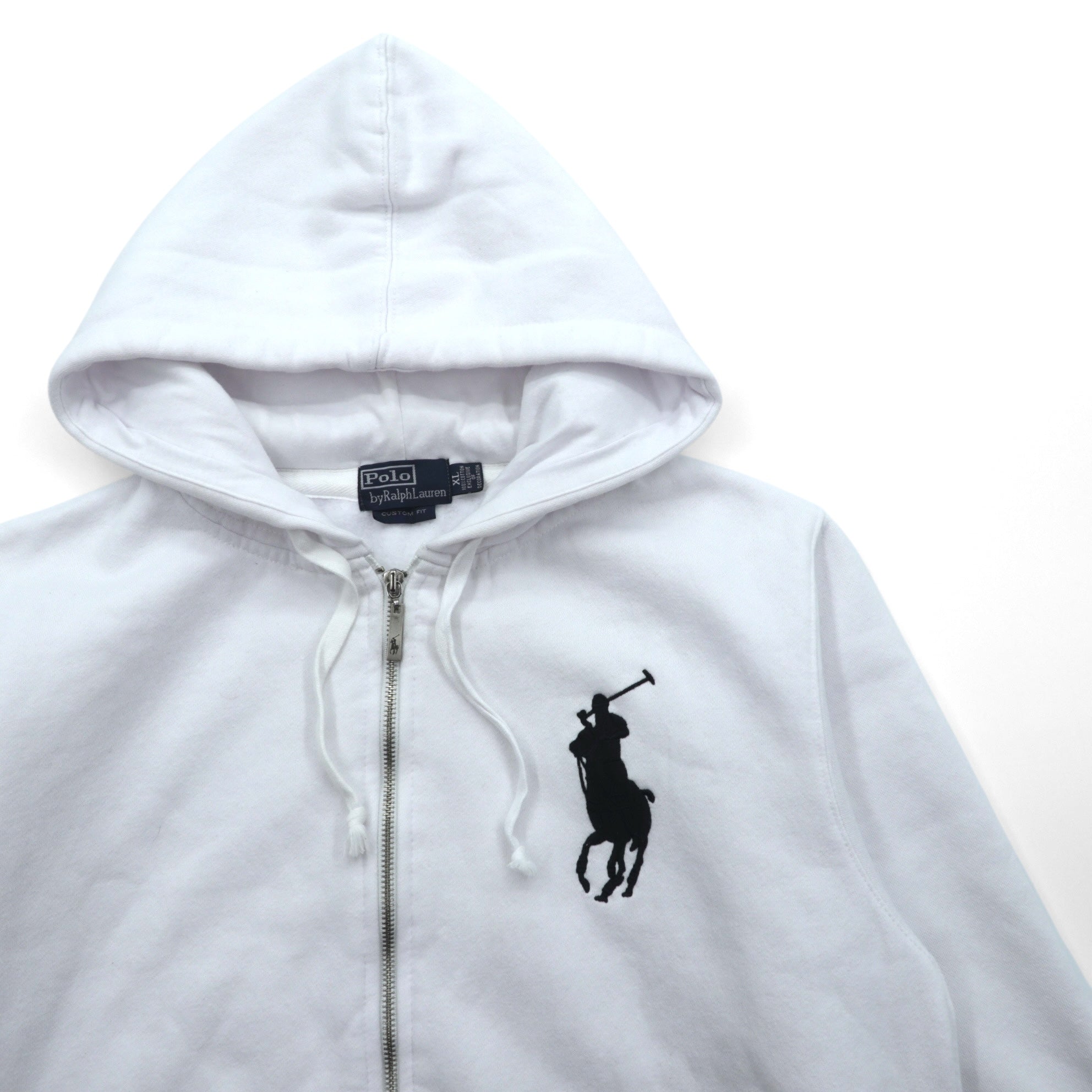 Polo Ralph Lauren 90年代 ビッグポニー刺繍 ジップパーカー XL