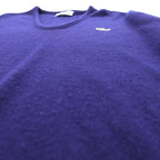 LACOSTE 70年代 ヴィンテージ Vネック ニット セーター S ネイビー アクリル