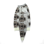 SIR WILLIAM 90年代 ヴィンテージ 総柄 ニット セーター XL アクリル