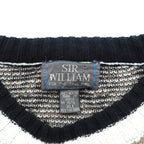 SIR WILLIAM 90年代 ヴィンテージ 総柄 ニット セーター XL アクリル