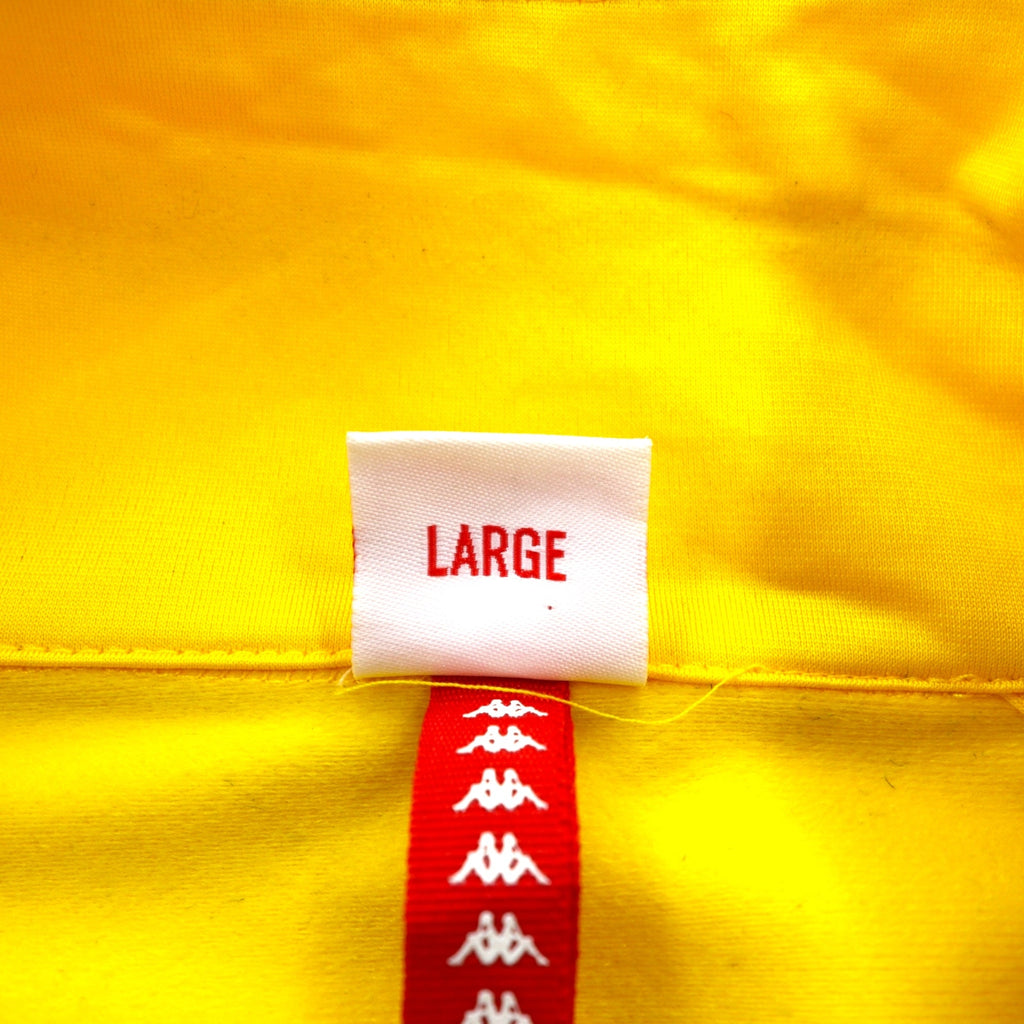 Kappa トラックジャケット ジャージ L イエロー 222 BANDA ANNISTON サイドライン テープロゴ 3502050 未使用品