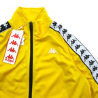 Kappa トラックジャケット ジャージ L イエロー 222 BANDA ANNISTON サイドライン テープロゴ 3502050 未使用品