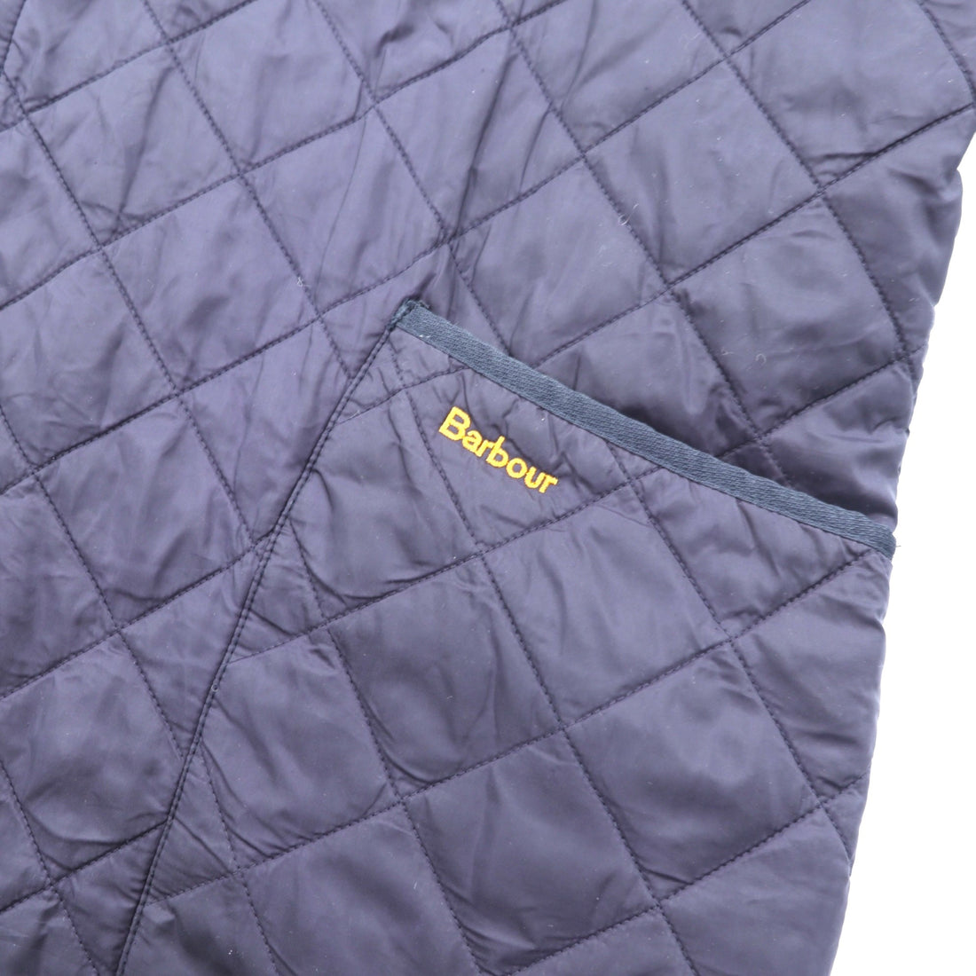 Barbour Quilting Jacket LIDDESDALE XL Navy Collar Corduroy Padded MQU0001NY91