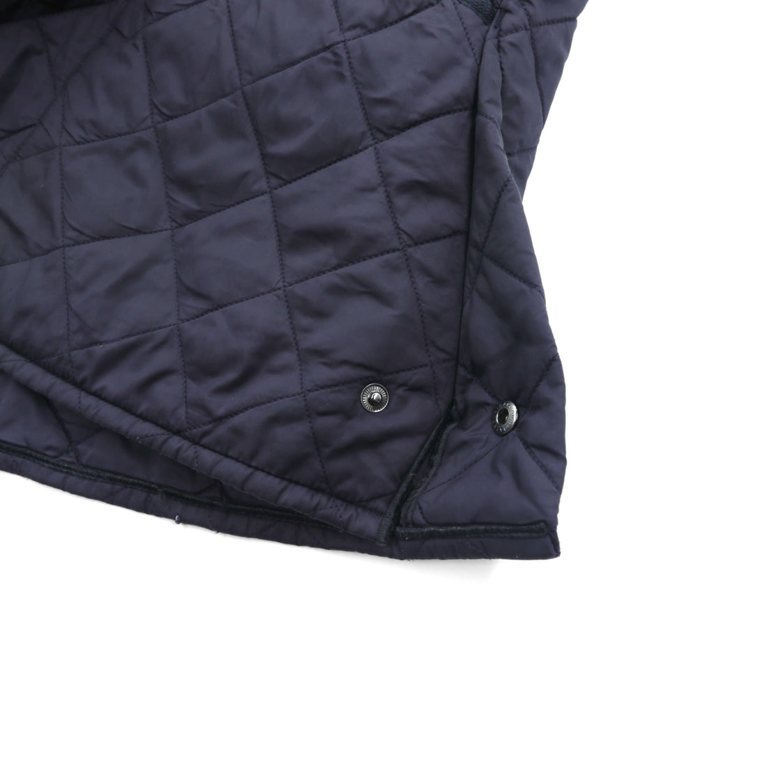 Barbour Quilting Jacket LIDDESDALE XL Navy Collar Corduroy Padded MQU0001NY91