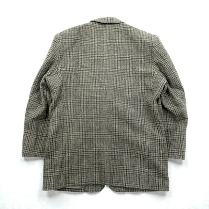 STANLEY WILLIAMS ツイード ２B テーラードジャケット ブレザー L ブラウン ウール チェック